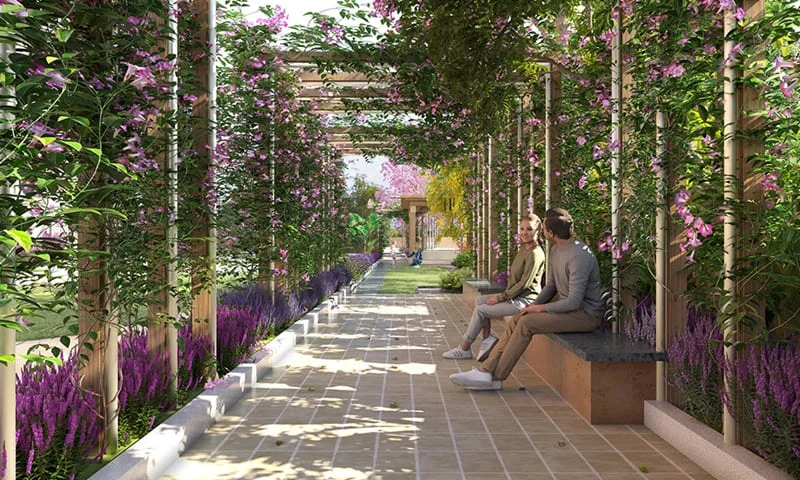 Sumadhura Solea amenity deck, artistic impression