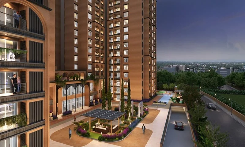 Sumadhura Solea kitchen interior, artistic impression